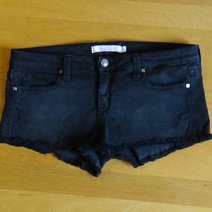 Frankie B Black Summer Girl Short Shorts - 30